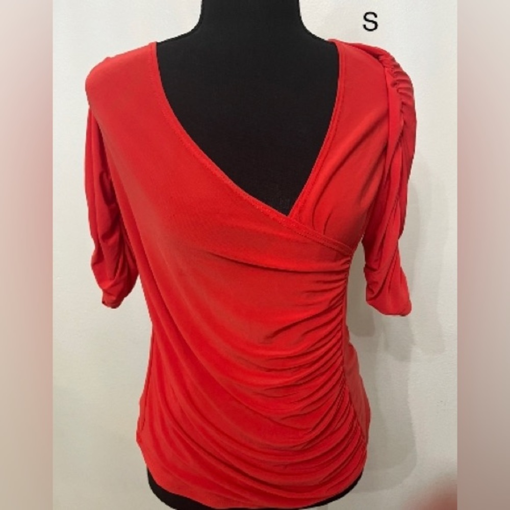 2 crossover  spandex Tops . Perfect for the office .